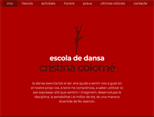 Tablet Screenshot of escoladansa.com